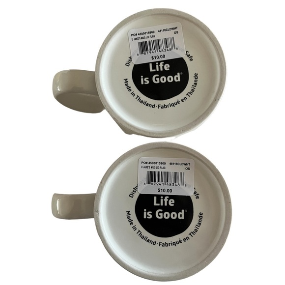 Life Is Good Jake’s American Flag Mugs (Bundle Of Two) - Picture 3 of 4